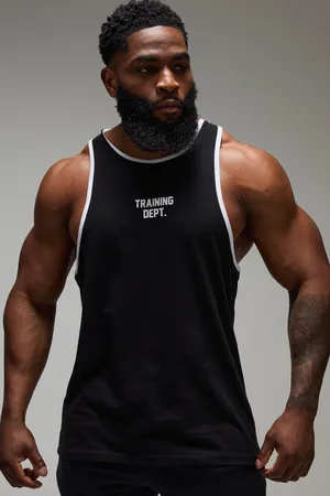 Boohoo Man Active Training Dept Hemd Met Contrasterende Zoom