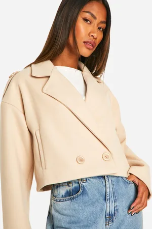 Boohoo Korte Nepwollen Jas