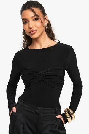 Boohoo Strakke Geknoopte One Piece