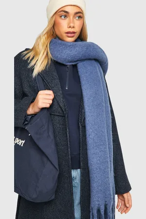 Boohoo Oversized Dikke Gerafelde Sjaal