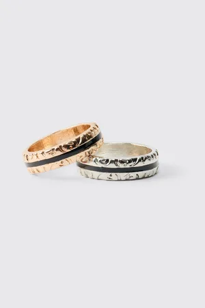 Boohoo Zilveren En Gouden Ringen (2 Stuks)