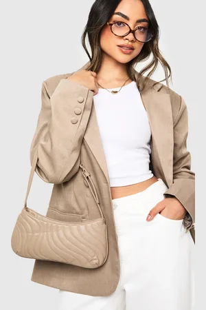 Boohoo Gewatteerde Schoudertas Met Stiksels