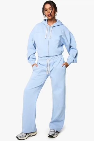 Boohoo Wide Leg Joggingbroek Met Naaddetail