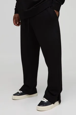Boohoo Plus Basic Regular Fit Joggingbroek Met Split