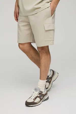 Boohoo Baggy Middellange Basic Cargo Shorts