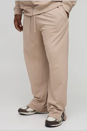 Boohoo Plus Basic Regular Fit Joggingbroek Met Split