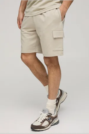 Boohoo Mens. Middellange Baggy Cargo Shorts