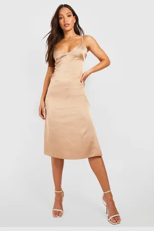 Boohoo Tall Satijnen Onderjurk