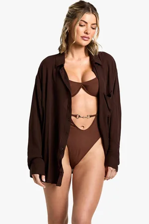 Boohoo Oversized Strandwear Essentials Blouse