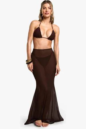 Boohoo Strandwear Essentials Maxi Rok
