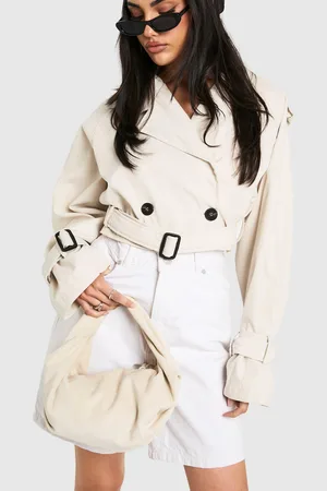 Boohoo Nep Suède Baggy Handtas