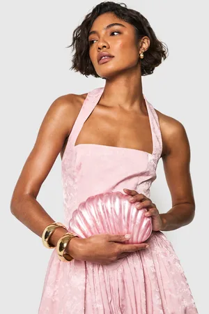 Boohoo Metallic Acryl Handtas