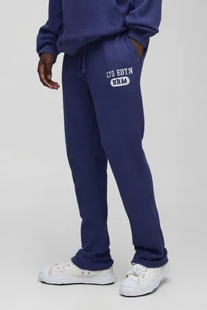 Boohoo Baggy Wafel Gebreide Joggingbroek