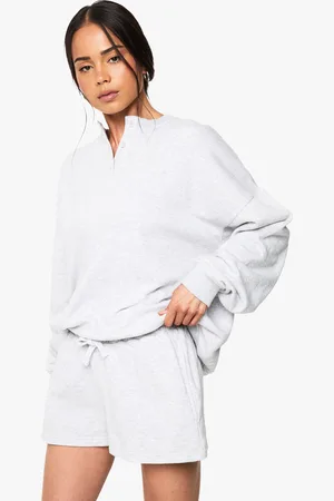 Boohoo Oversized Henley Trui