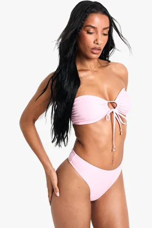Boohoo Soft-Shell Bandeau Top Met Parels
