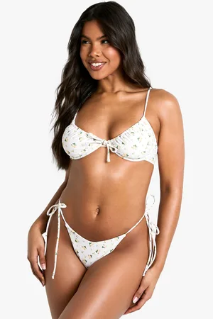 Boohoo Bloemenpatroon Bikini Top Met Beugel