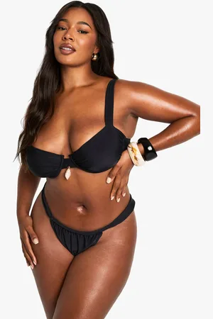 Boohoo Plus Bikini Top Met Schelpen Zoom En Beugel