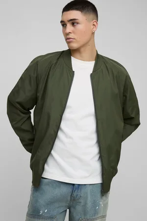 Boohoo Dun Regular Fit Nylon Raglan Bomberjack