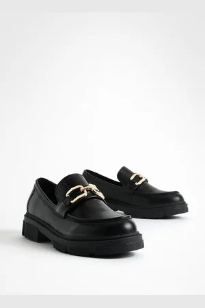 Boohoo Loafers Met Dikke Zool En Vierkante Zoom