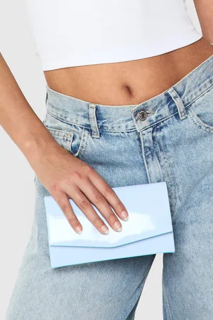 Boohoo Nepleren Envelope Handtas