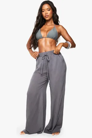 Boohoo Wide Leg Strandwear Essentials Broek
