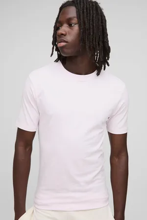 Boohoo Basic Muscle Fit T-Shirt Met Crewneck