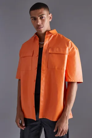 Boohoo Oversized Boxy Pu Overhemd