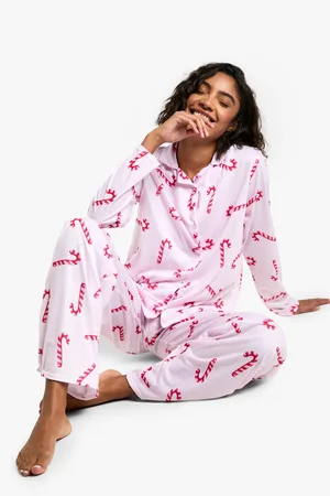 Boohoo Tall Zuurstok Pyjama Set