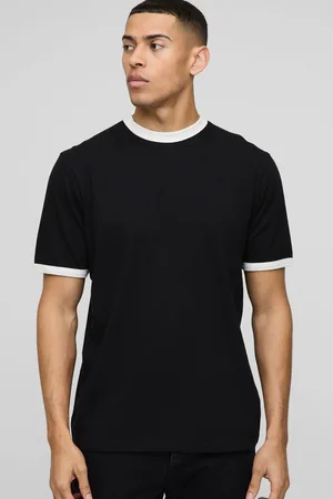 Boohoo T-Shirt Met Contrasterende Zoom En Crewneck
