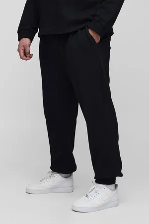 Boohoo Plus Jacquard Regular Fit Joggingbroek Met Biezen