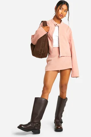 Boohoo Nep Suède Mini Rokje