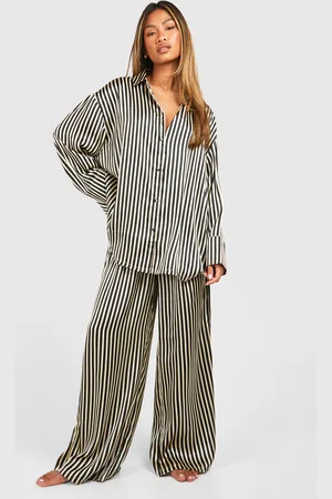 Boohoo Oversized Gestreepte Pyjama Set