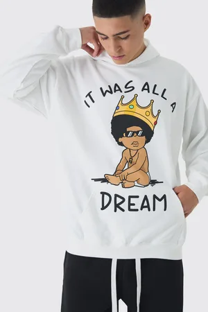 Boohoo Oversized Gelicenseerde Boxy Biggie Cartoon Hoodie