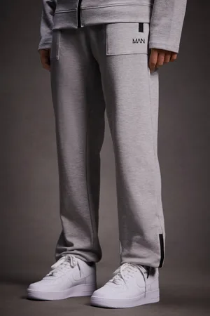 Boohoo Man Active Tech Joggingbroek Met Zoom Rits