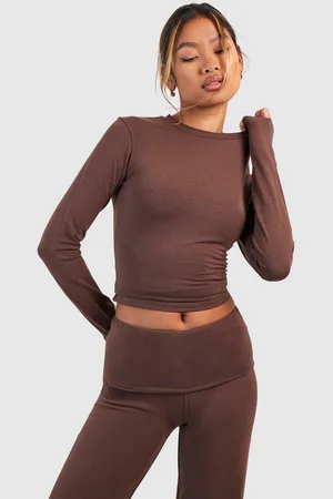 Boohoo Zacht T-Shirt Met Lange Mouwen