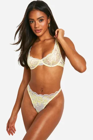 Boohoo Bh En String Met Kanten Detail