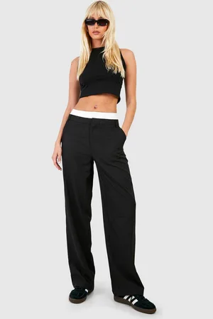 Boohoo Baggy Boxer Broek Met Tailleband