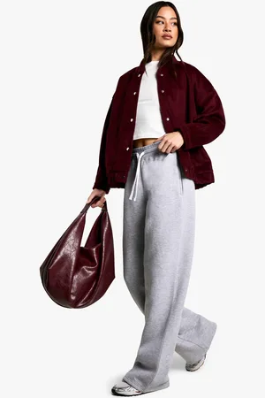 Boohoo Tall Wide Leg Joggingbroek Met Strik
