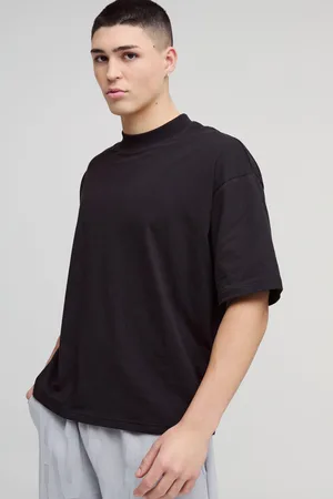 Boohoo Oversized Boxy T-Shirt Met Brede Nek