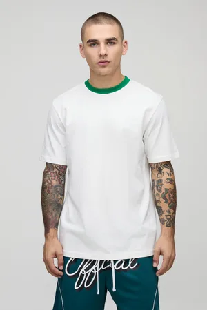 Boohoo T-Shirt Met Contrasterende Zoom En Crewneck