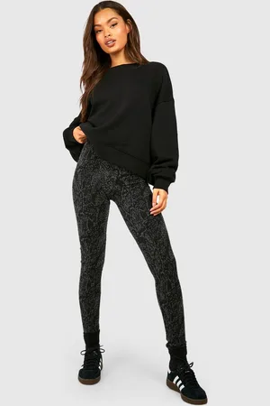 Boohoo Super Zachte Slangenprint Leggings