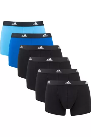 adidas Heren Boxershorts - Boxershorts 6-pack boxers active flex blauw && zwart