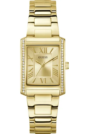 Guess Dames horloge - goudkleurig met band