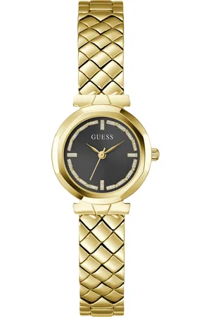 Guess Dames horloge - goudkleurig met band