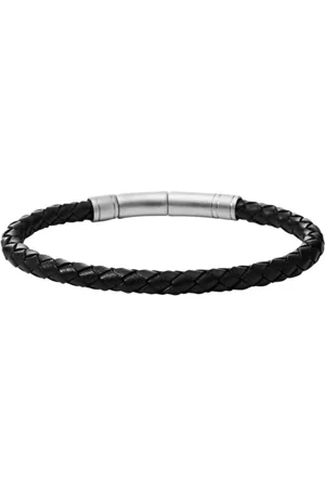 Fossil Heren Armband - Zilver & Zwart