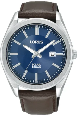 Lorus Sport - heren horloge - zilverkleurig met band