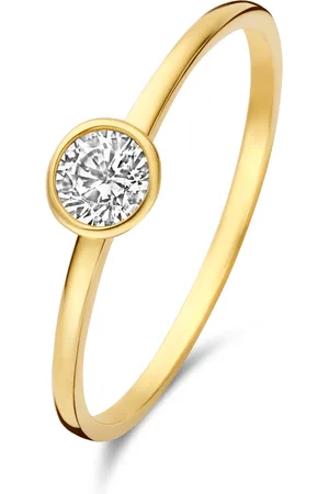 Isabel Bernard Baguette Genevieve 14 Karaat Gouden Ring IB330092