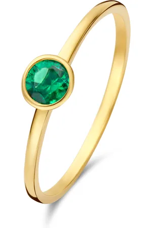 Isabel Bernard Baguette Olivia 14 Karaat Gouden Ring IB330096