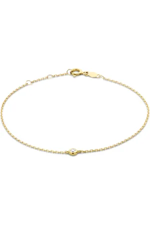 Isabel Bernard De la Paix Alfie 14 karaat gouden armband | diamant 0.05 ct | IBD320002