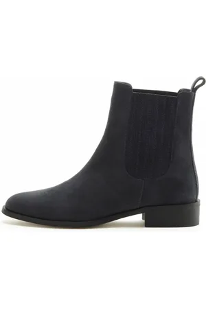 Isabel Bernard Vendôme | Leren/Suède Blauwe Chelsea Boots Dames | Met Laptopvak 36 | IB53000-10-36